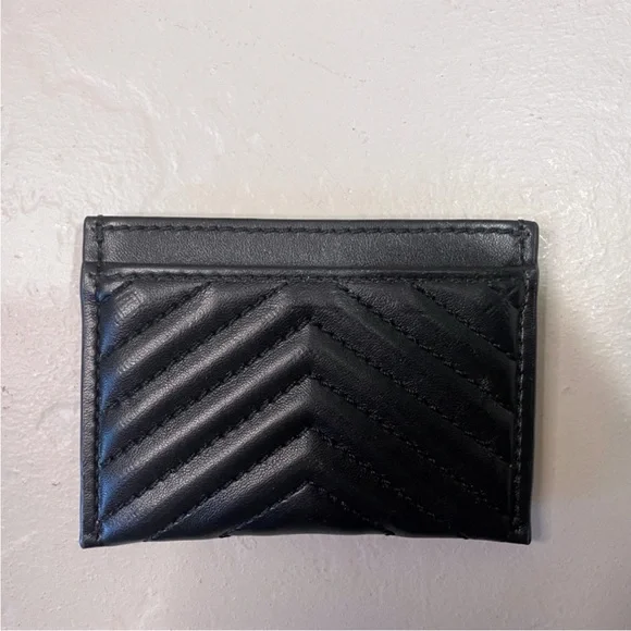 Stella McCartney  Black Card Holder with Gold Star - Picture 4 of 16